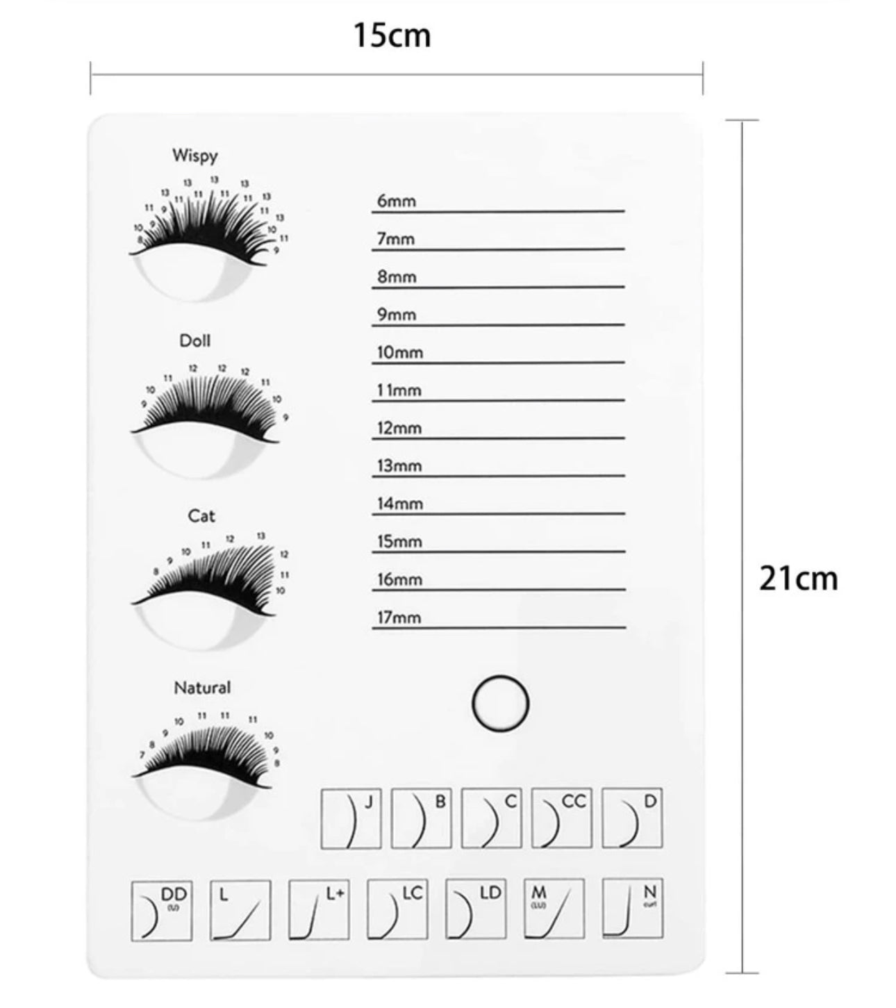 Mapping Acrylic Lash Tile