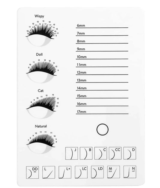 Mapping Acrylic Lash Tile