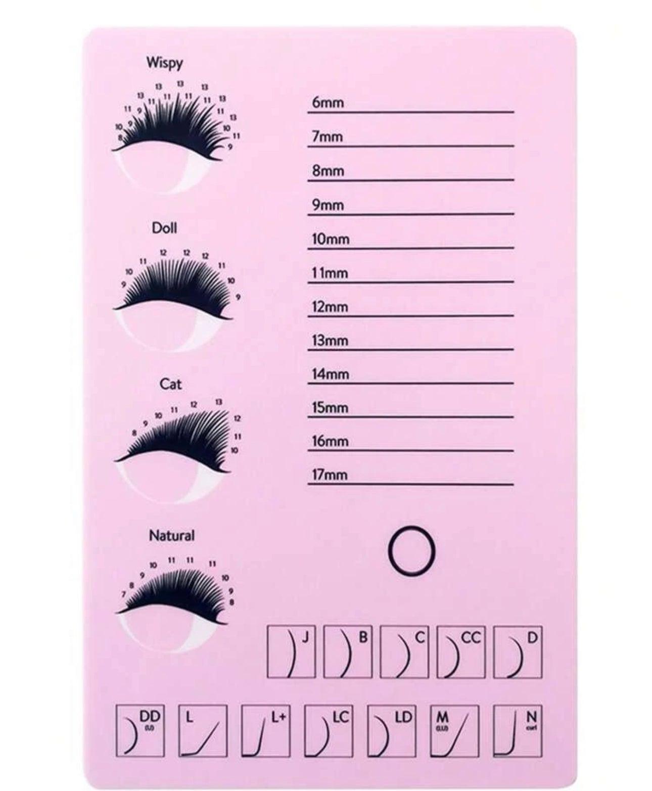 Mapping Acrylic Lash Tile